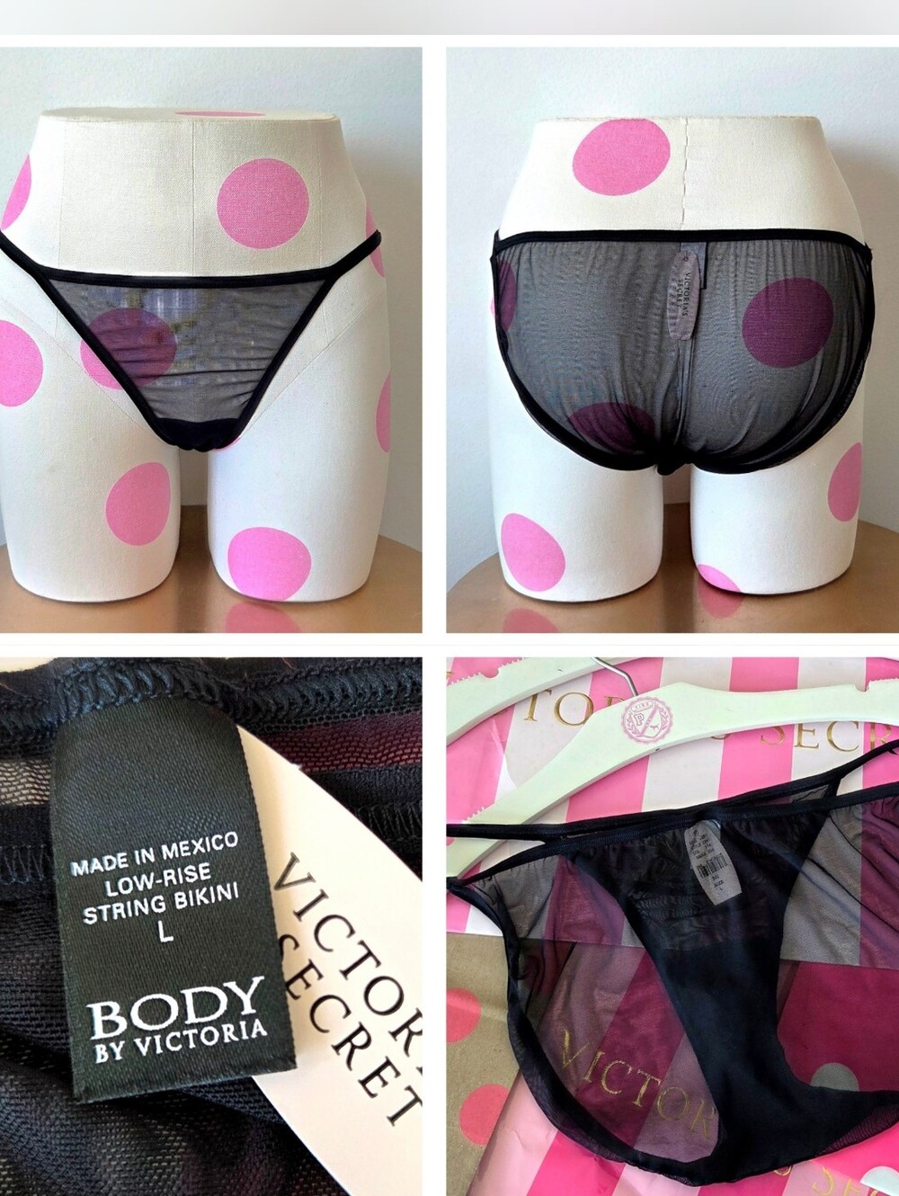 Victoria's Secret VTG Y2K HTF Body By Victoria Low Rise String Bikini Panty NWT